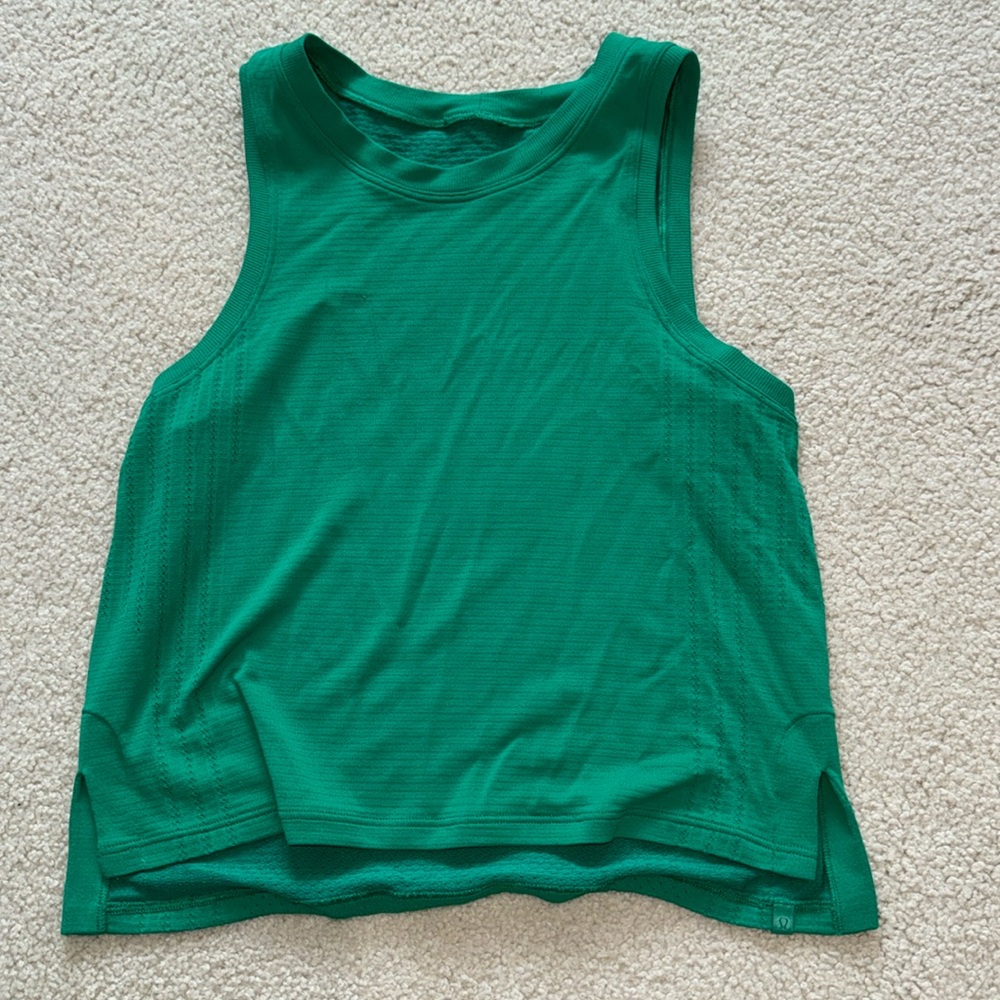 Green Lululemon Tank.